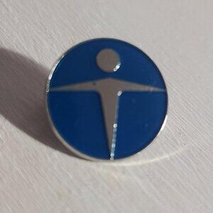 Manpower Temporary Employment Vintage Logo Lapel Pin